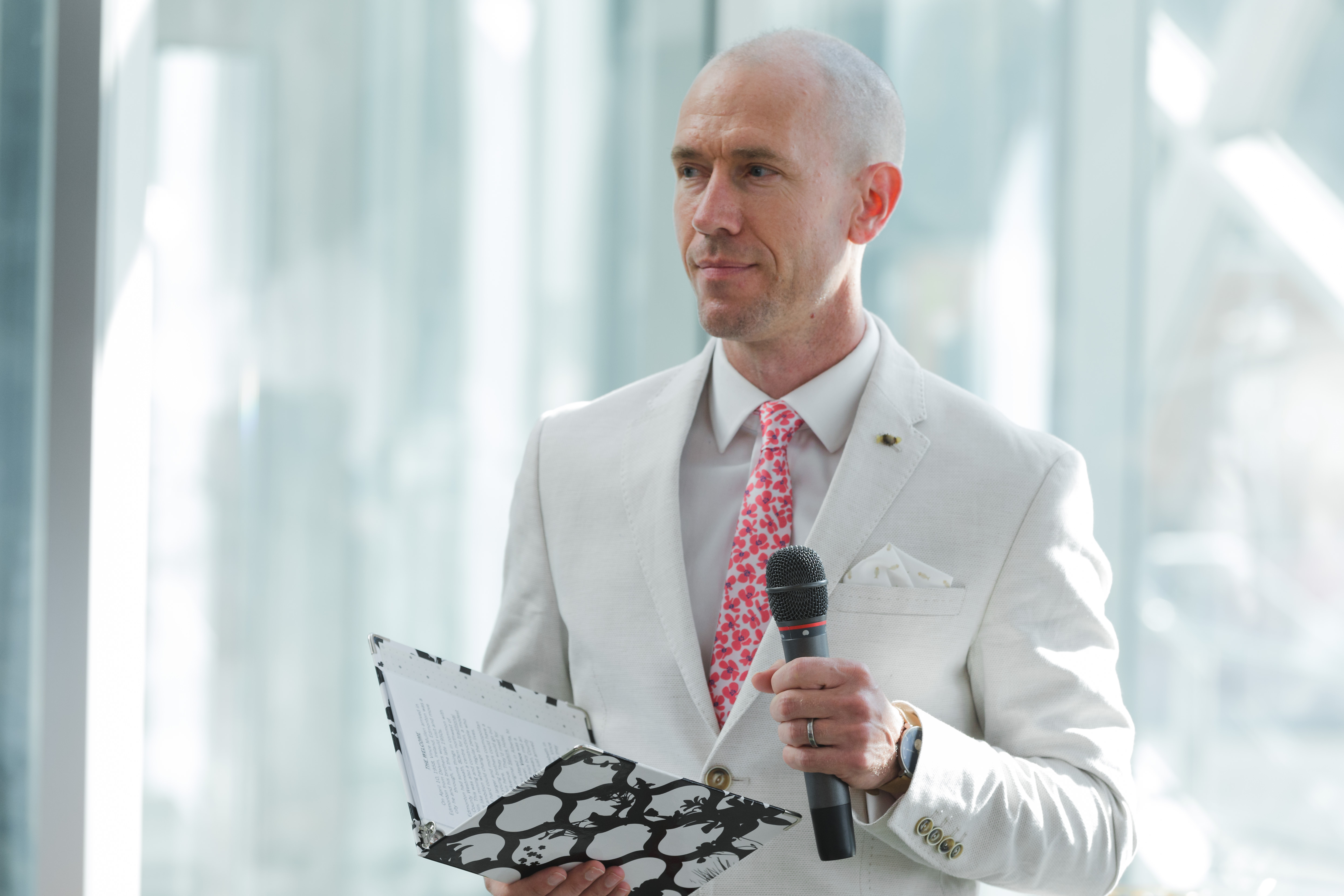 Todd Babiak officiating